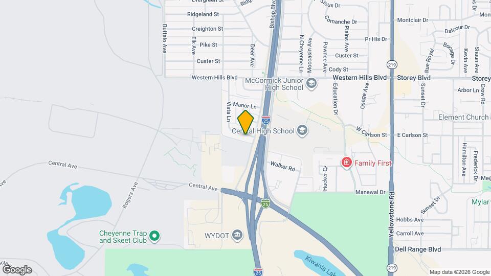 609 Vista Ln Map and Location Details