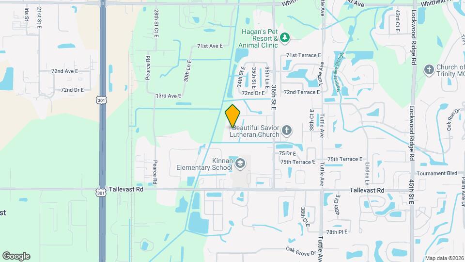 3504 74th Ave Cir E Map and Location Details