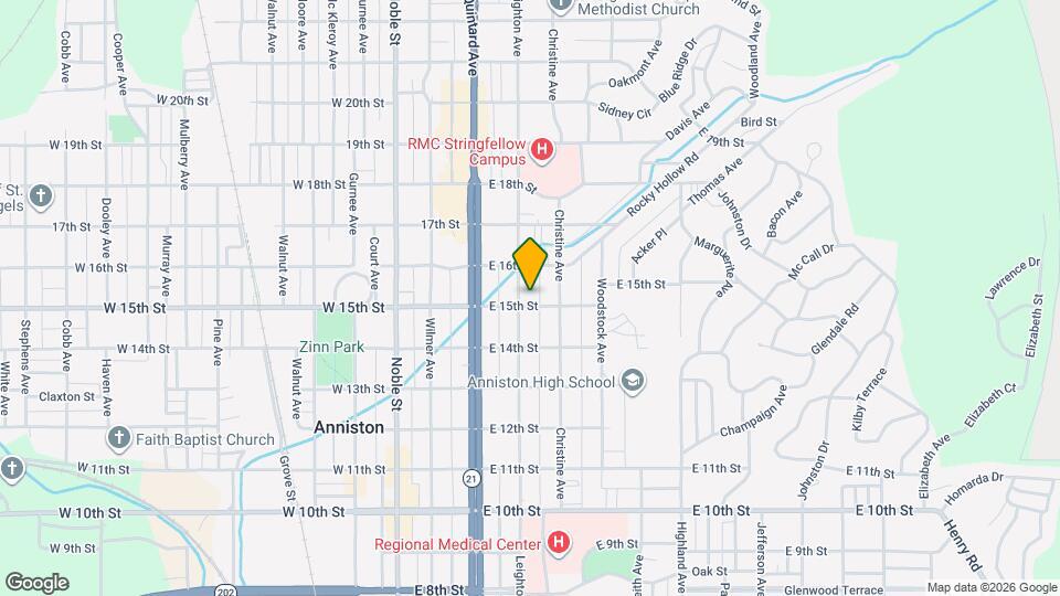 311 E 15th St Map and Location Details