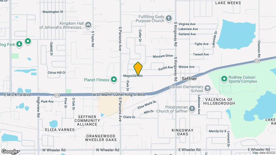 418 Magnolia Ave Map and Location Details