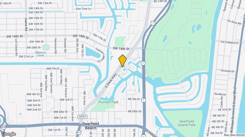 10 Royal Palm Way Map and Location Details