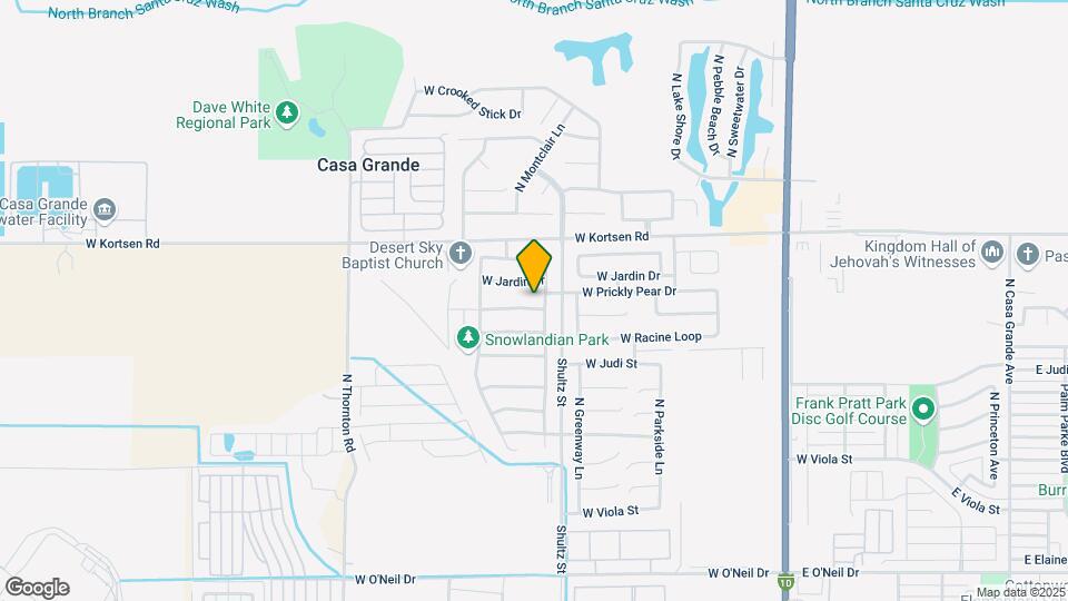 736 W Palo Verde Dr Map and Location Details