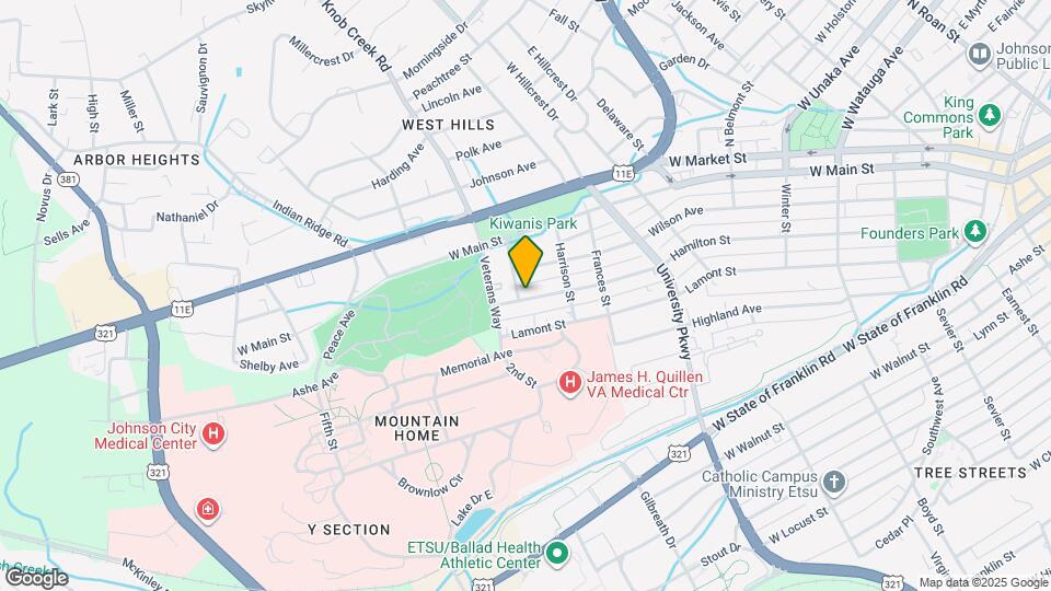 818 Hamilton St Map and Location Details