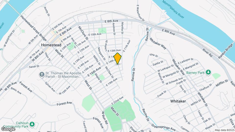 620 E 17th Ave Map and Location Details