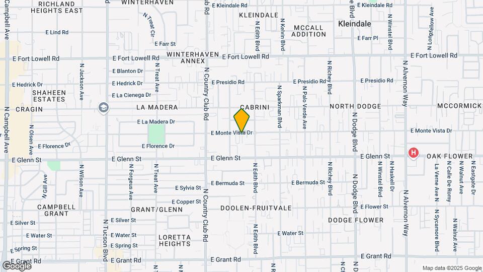 3230 E Monte Vista Dr Mapa y Detalles de la Ubicación