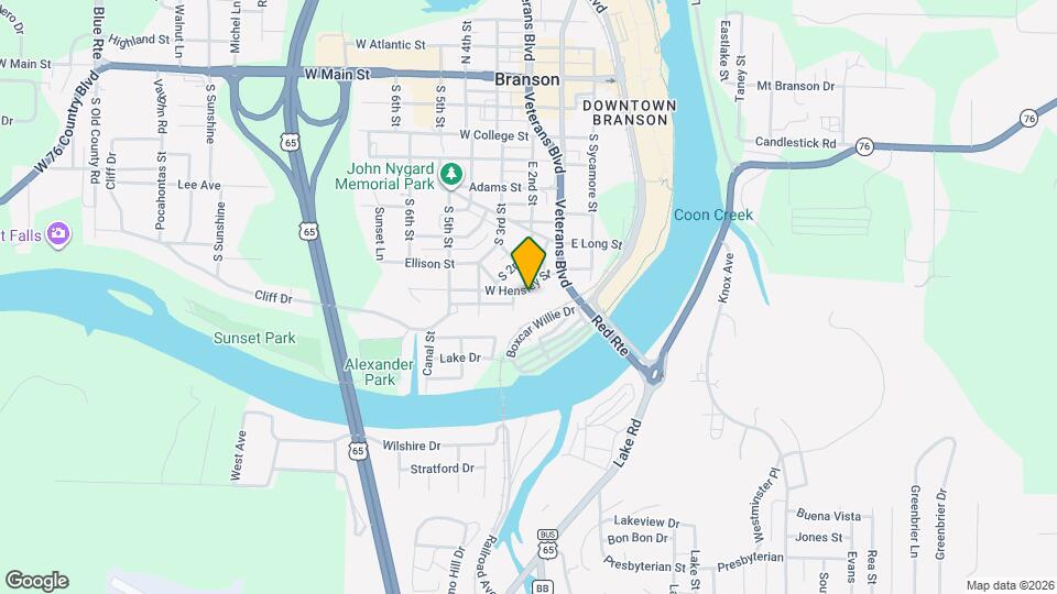 118 W Hensley St Map and Location Details