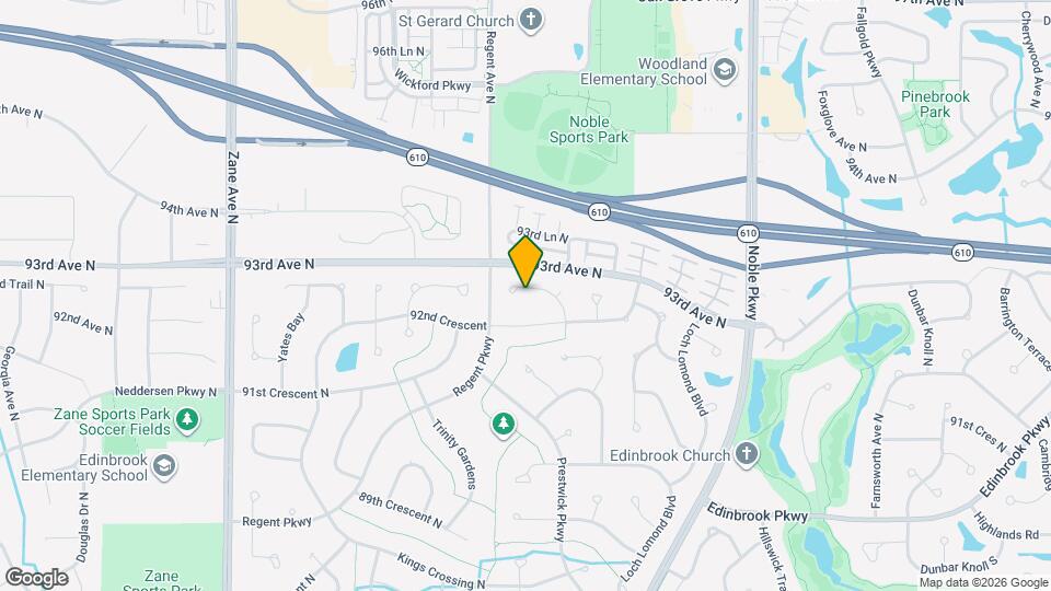 9231 Queens Garden N Map and Location Details