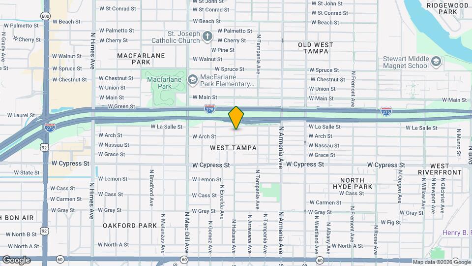 2723 W Arch St Map and Location Details