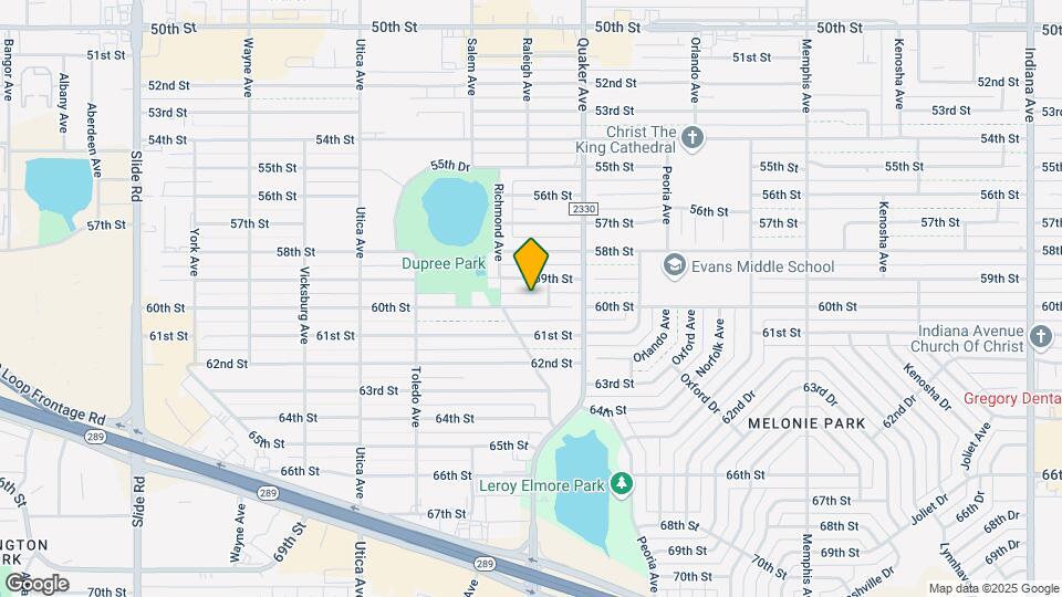 4506 60th St Map and Location Details