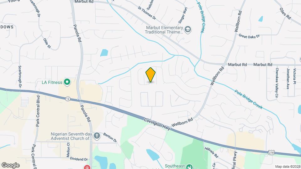 5481 Wellborn Creek Dr Map and Location Details
