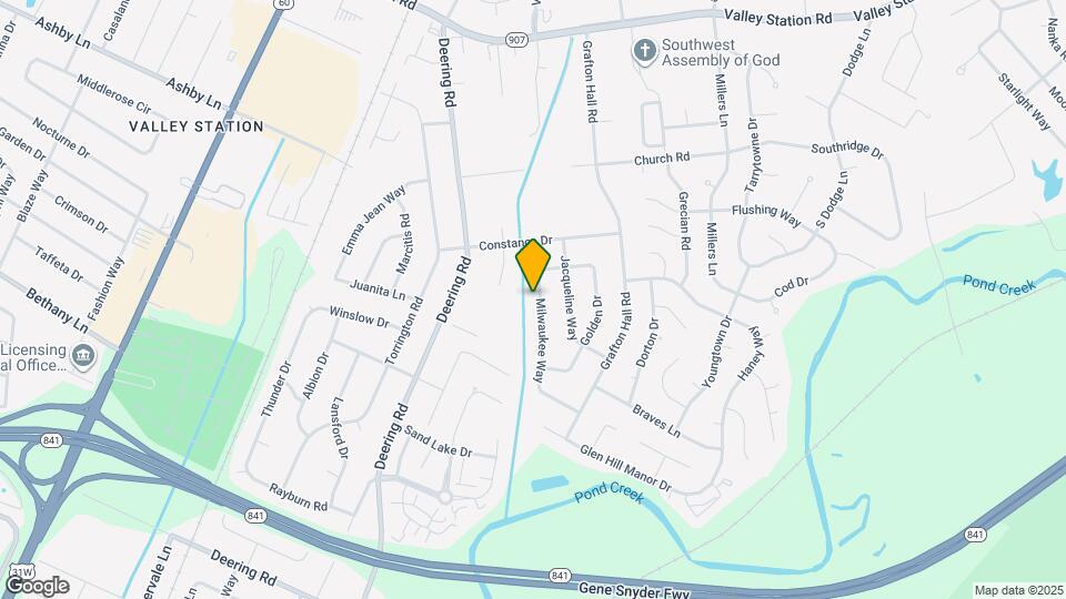 10806 Milwaukee Way Map and Location Details