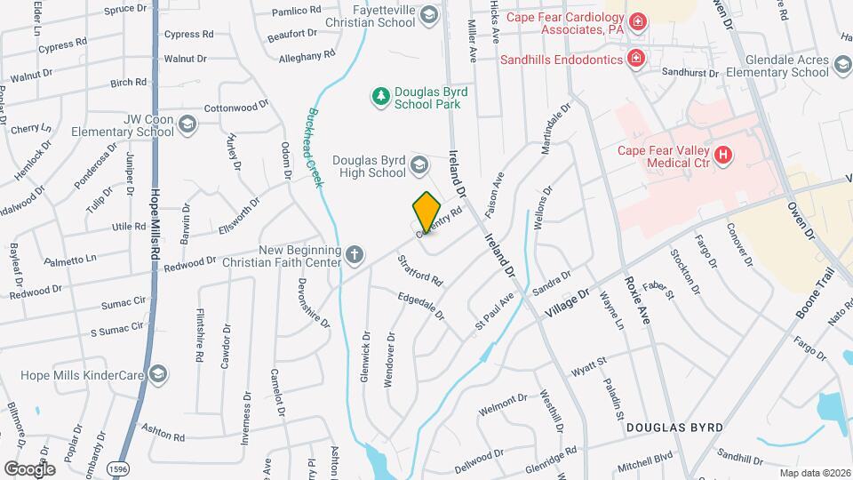 4128 Faison Ave Map and Location Details