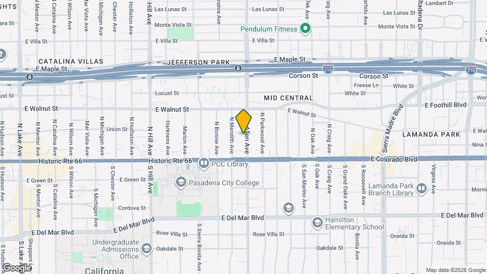 87 S Allen Ave Map and Location Details
