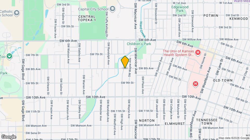 800 SW High Ave Map and Location Details