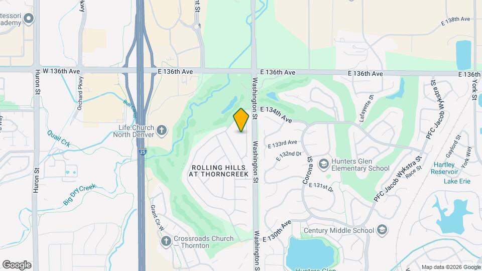 562 E 133rd Ct Map and Location Details