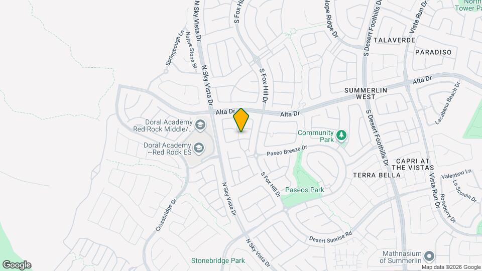 12270 Sandy Peak Ave Map and Location Details