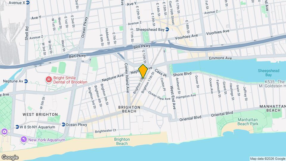 196 Brighton 10th St Map and Location Details