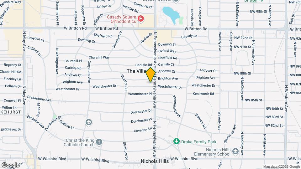 1705 Westchester Dr Map and Location Details