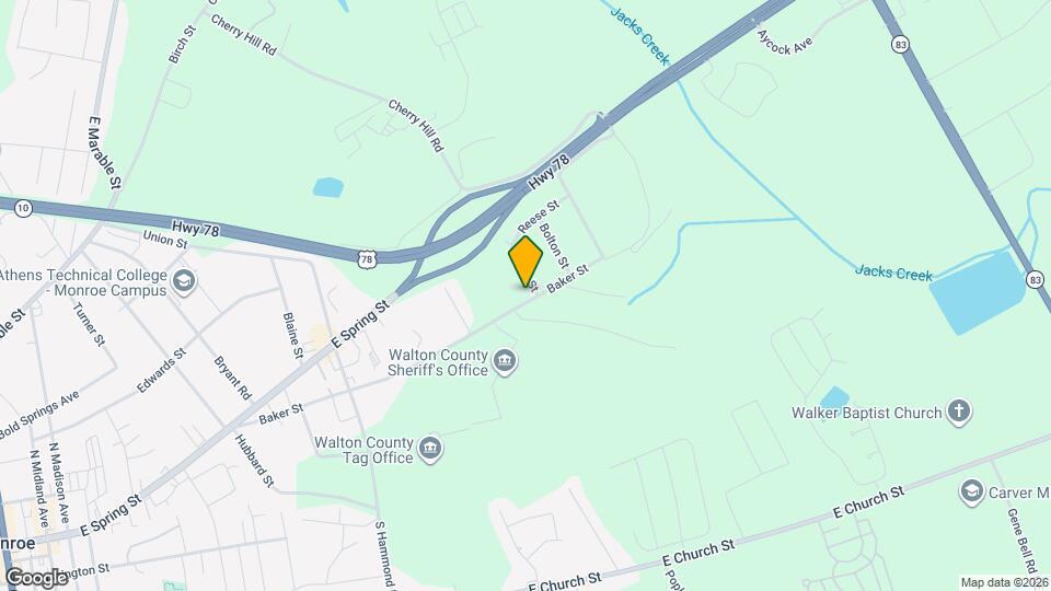 341 Baker St Map and Location Details