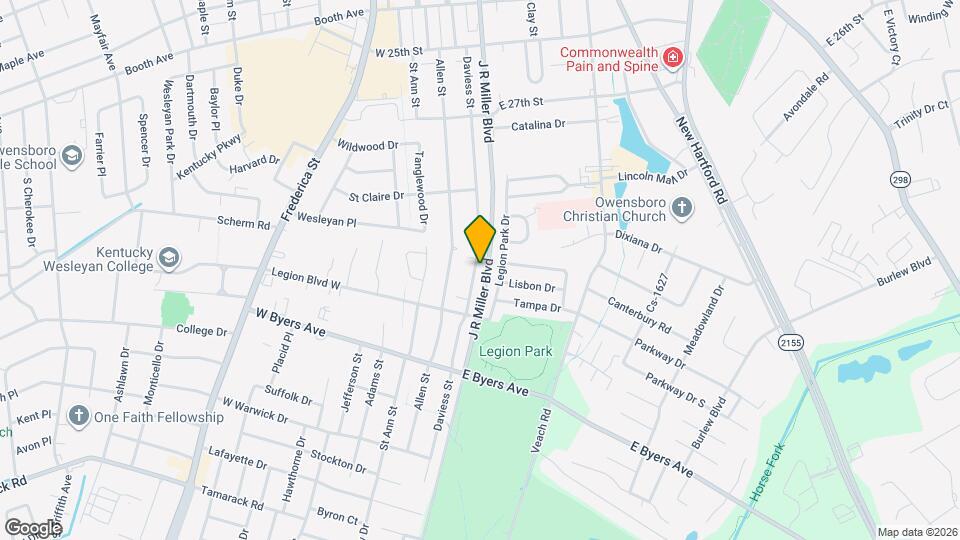 3007 Daviess St Map and Location Details