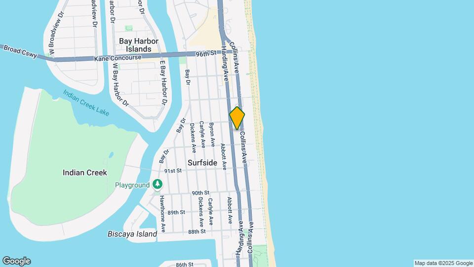 9248 Collins Ave Map and Location Details