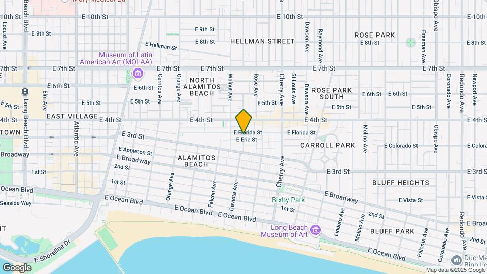 1703 E Erie St Map and Location Details