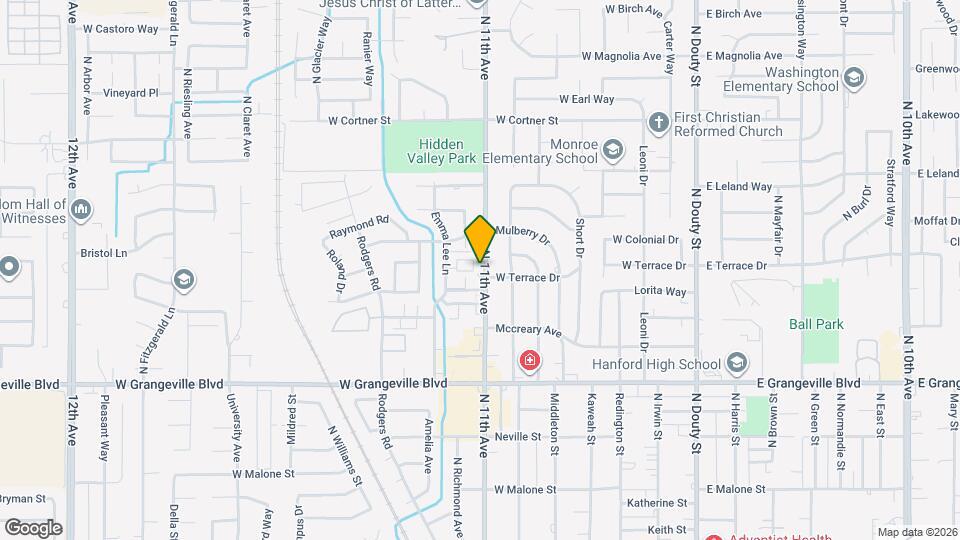 1920 N 11th Ave Map and Location Details