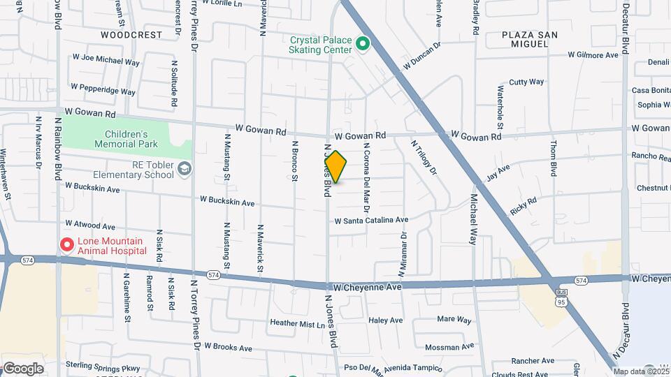 6016 W Monticeto Way Map and Location Details