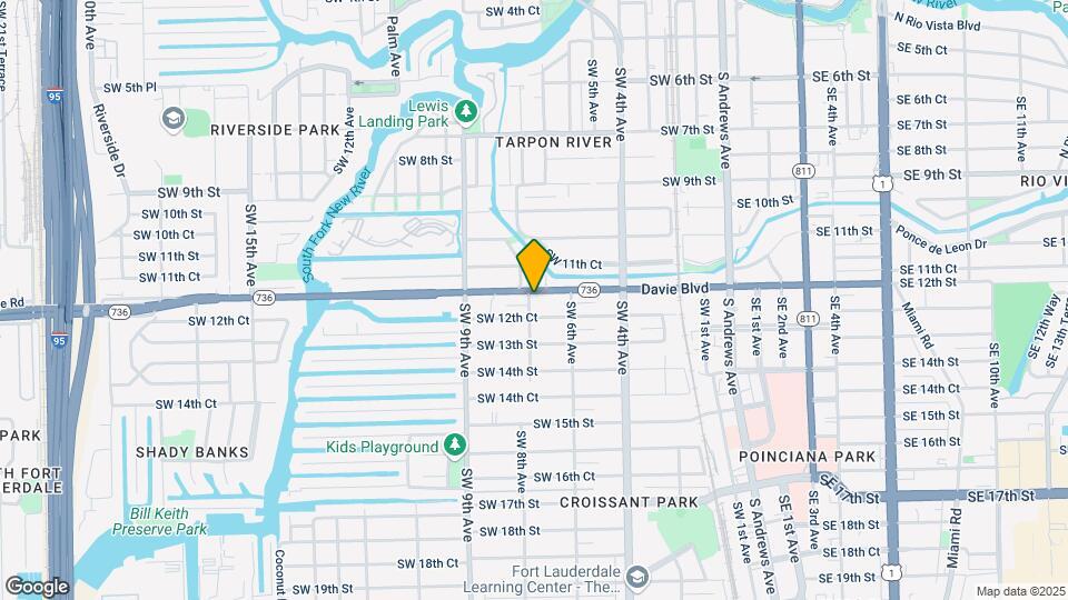 708 Davie Blvd Map and Location Details