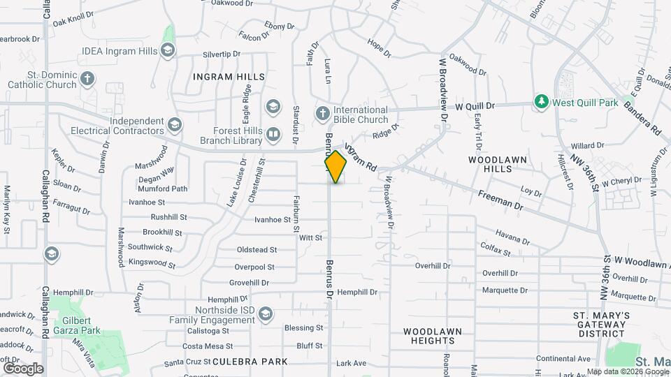 4942 Driskill St Map and Location Details