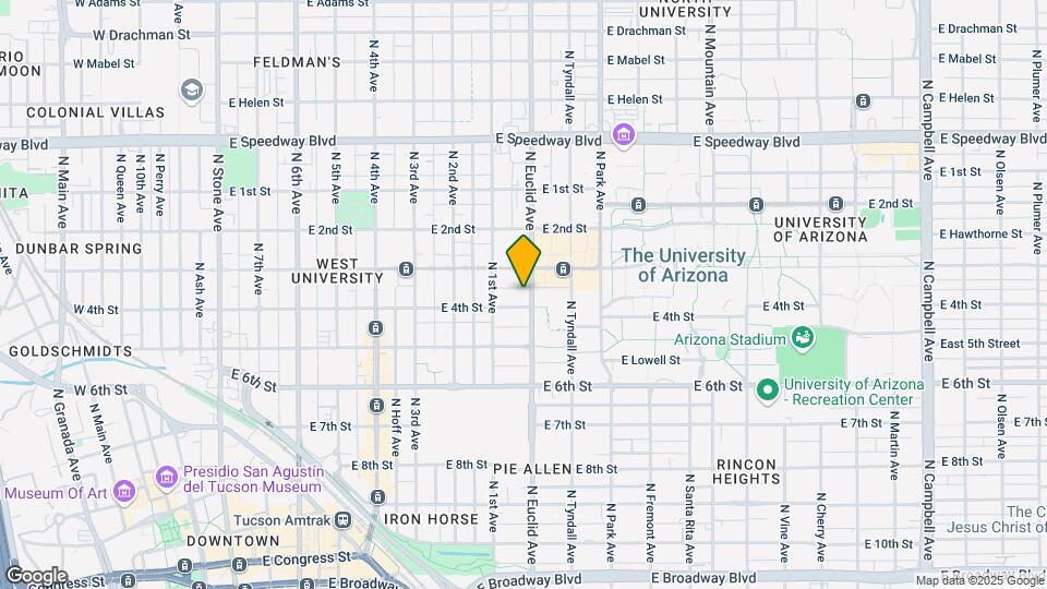705 N Euclid Ave Mapa y Detalles de la Ubicación