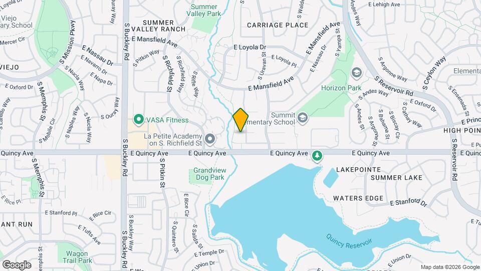 17768 E Princeton Pl Mapa y Detalles de la Ubicación