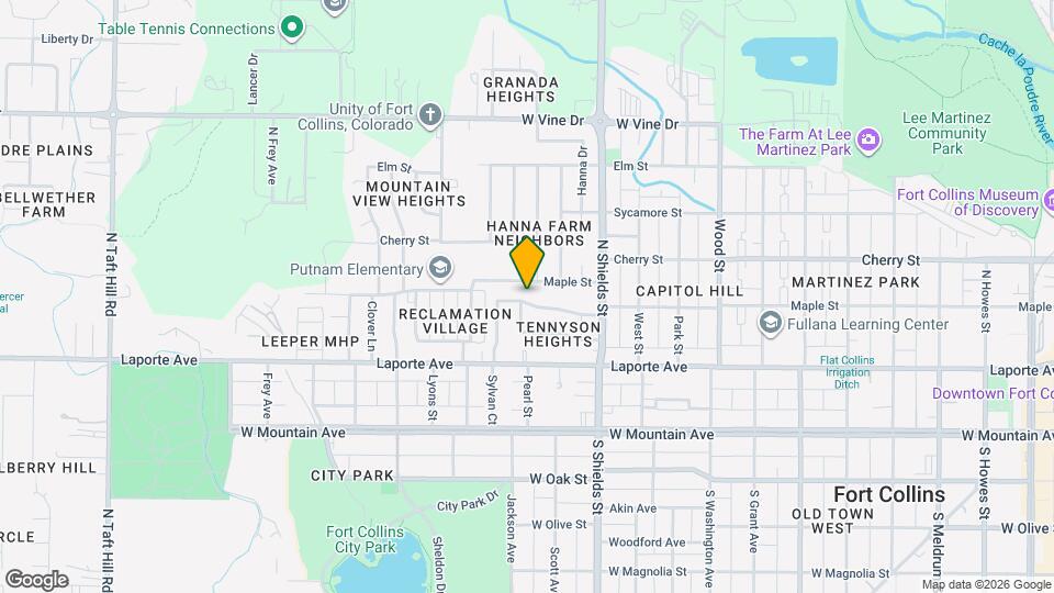 1224 Columbine Ct Map and Location Details