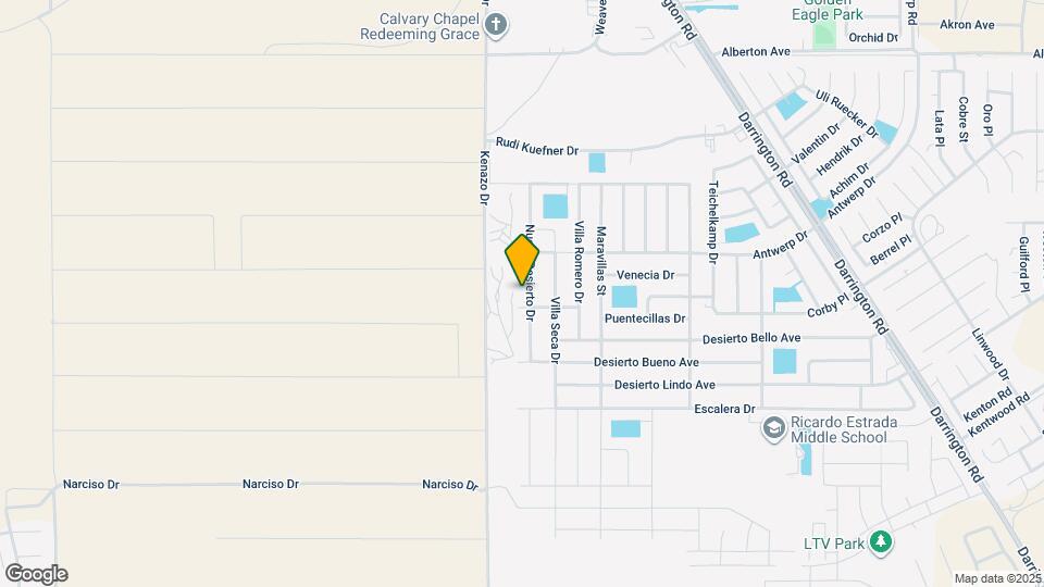 741 Nuevo Desierto Dr Mapa y Detalles de la Ubicación