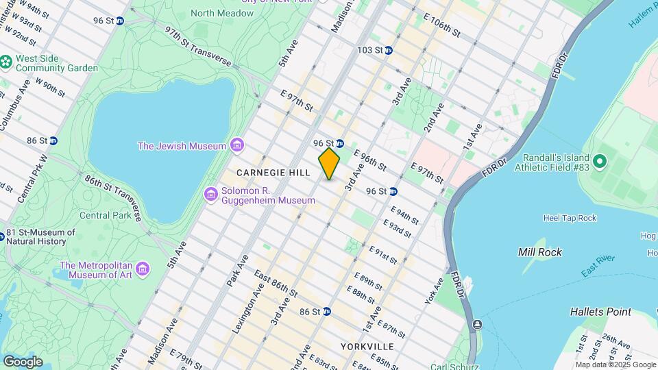 175 E 93rd St Map and Location Details