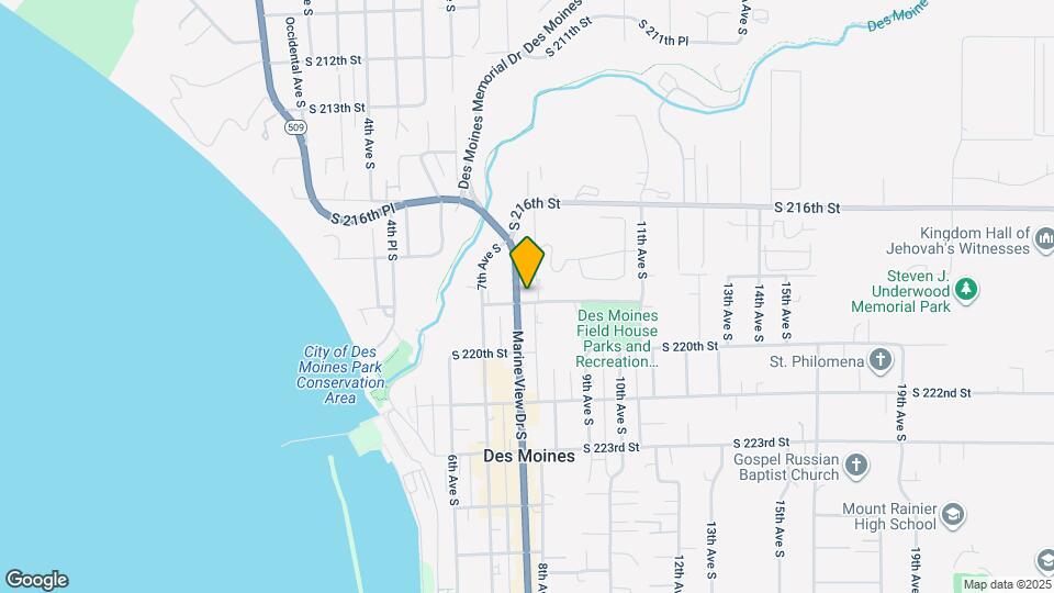 21836 Marine View Dr S Map and Location Details