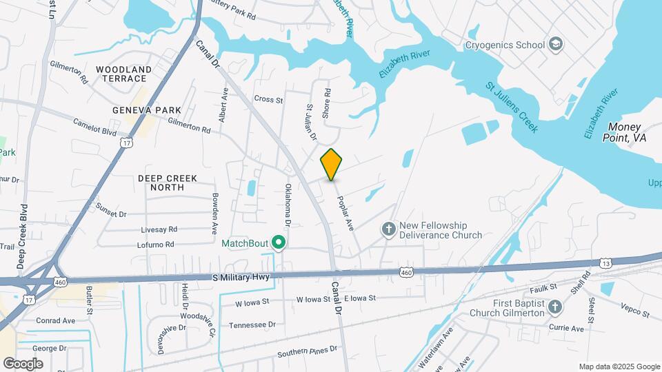 958 Poplar Ave Map and Location Details