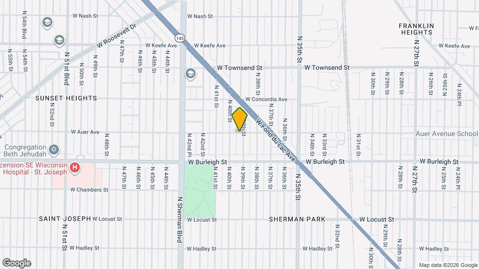 3179 N 39th St Map and Location Details