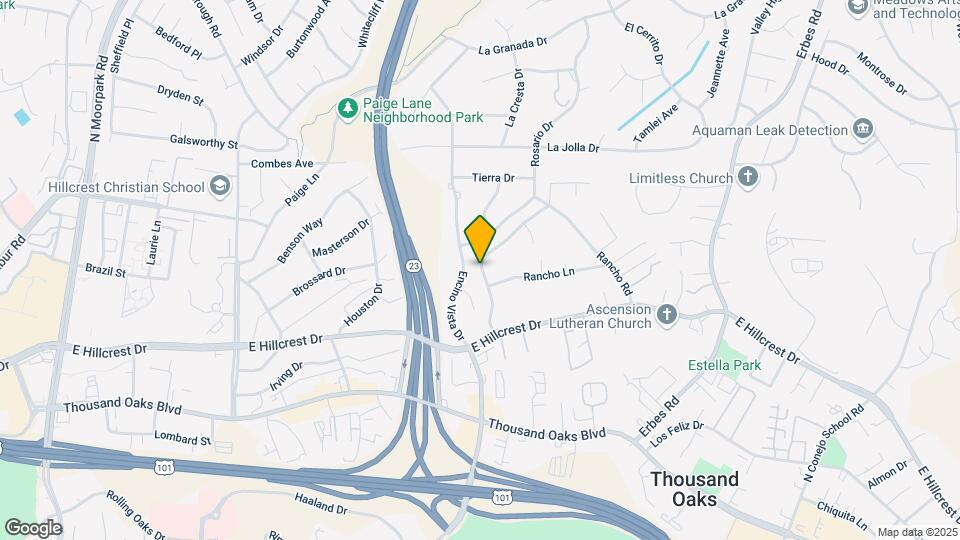 409 N Rancho Rd Map and Location Details