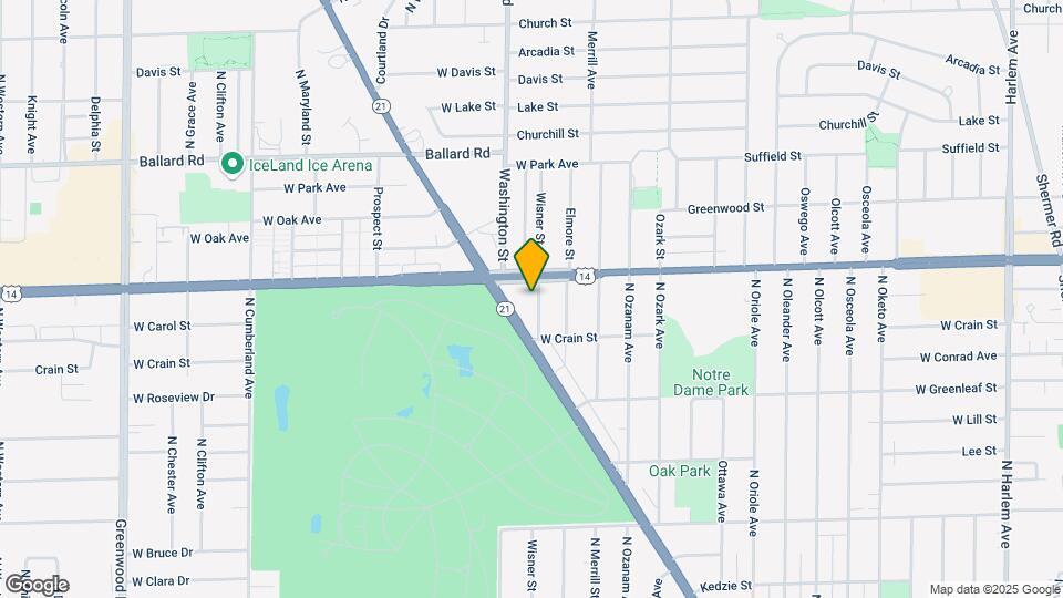 8734 Wisner St Map and Location Details