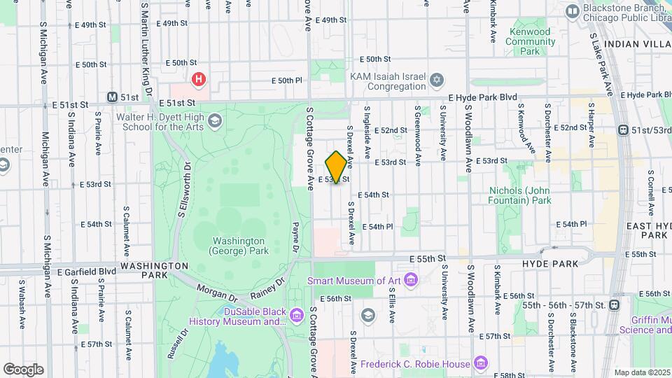 5311 S Maryland Ave, Unit Garden Map and Location Details