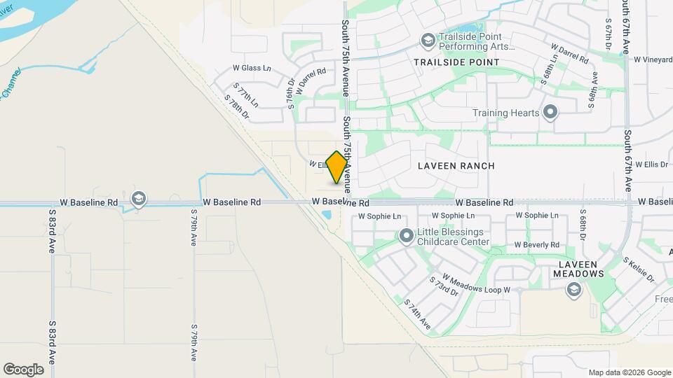7508 S 75th Dr Map and Location Details