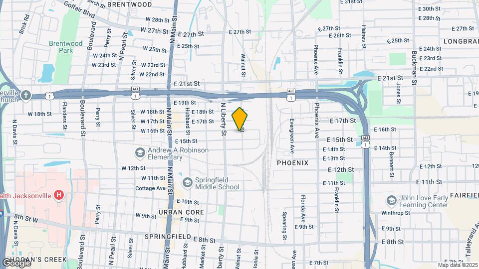 2514 Walnut St Map and Location Details