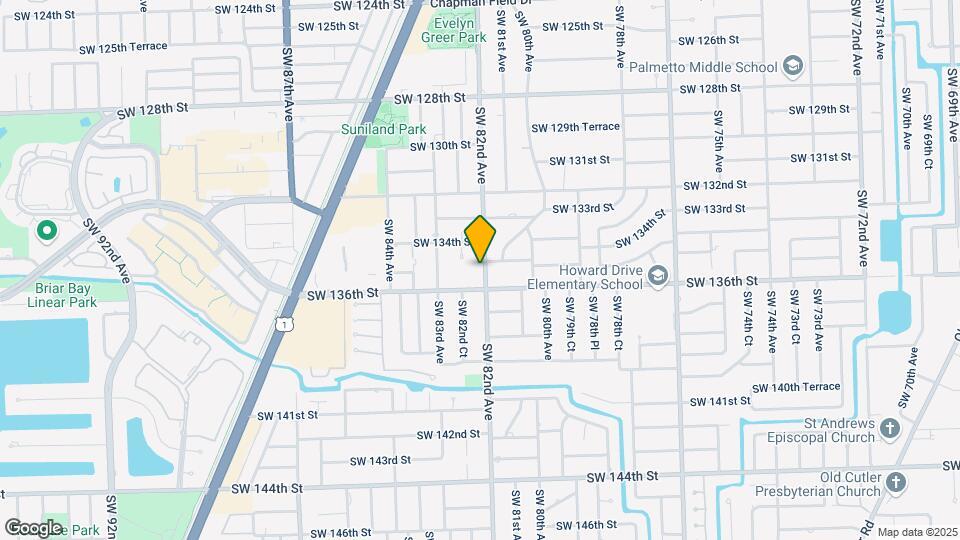 13550 SW 82nd Ave Map and Location Details