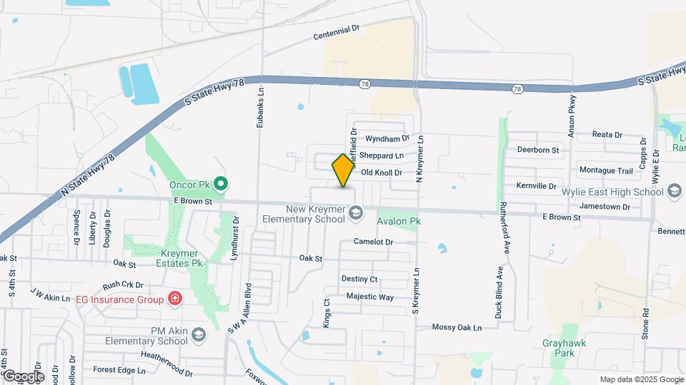 215 Wyndham Meadows Way Map and Location Details