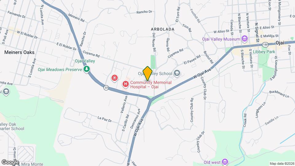 212 N Carrillo Rd, Unit H Mapa y Detalles de la Ubicación