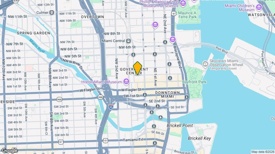 175 NW 1st Ave Map and Location Details