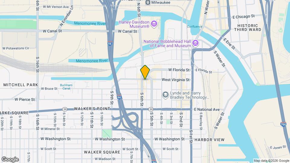 531 W Virginia St Map and Location Details