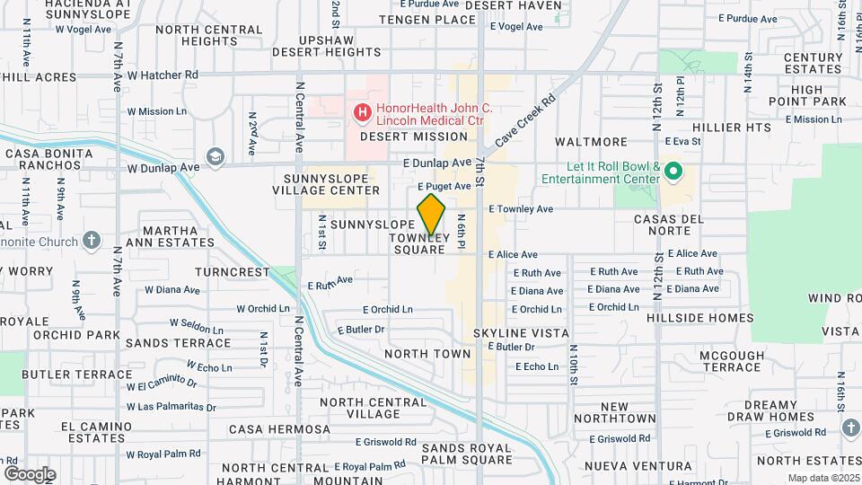 8811 N 5th St Map and Location Details