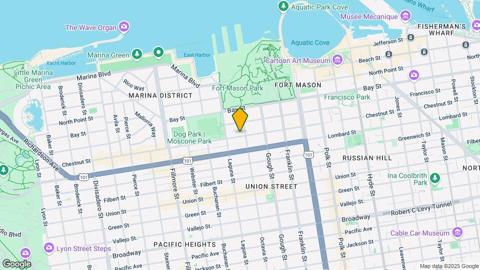 1626 Chestnut St Mapa y Detalles de la Ubicación